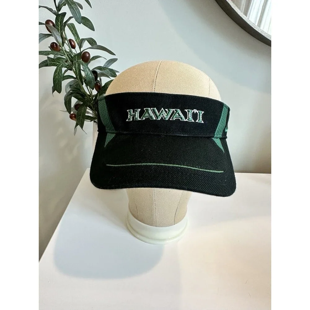 Nike University of Hawaii Rainbow Warriors Visor Vintage Y2K Wool- Adjustable
